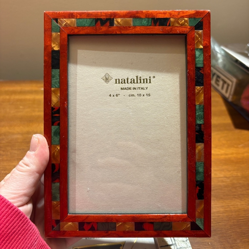 Natalini photo frame picture Made in Italy Italian Colourful